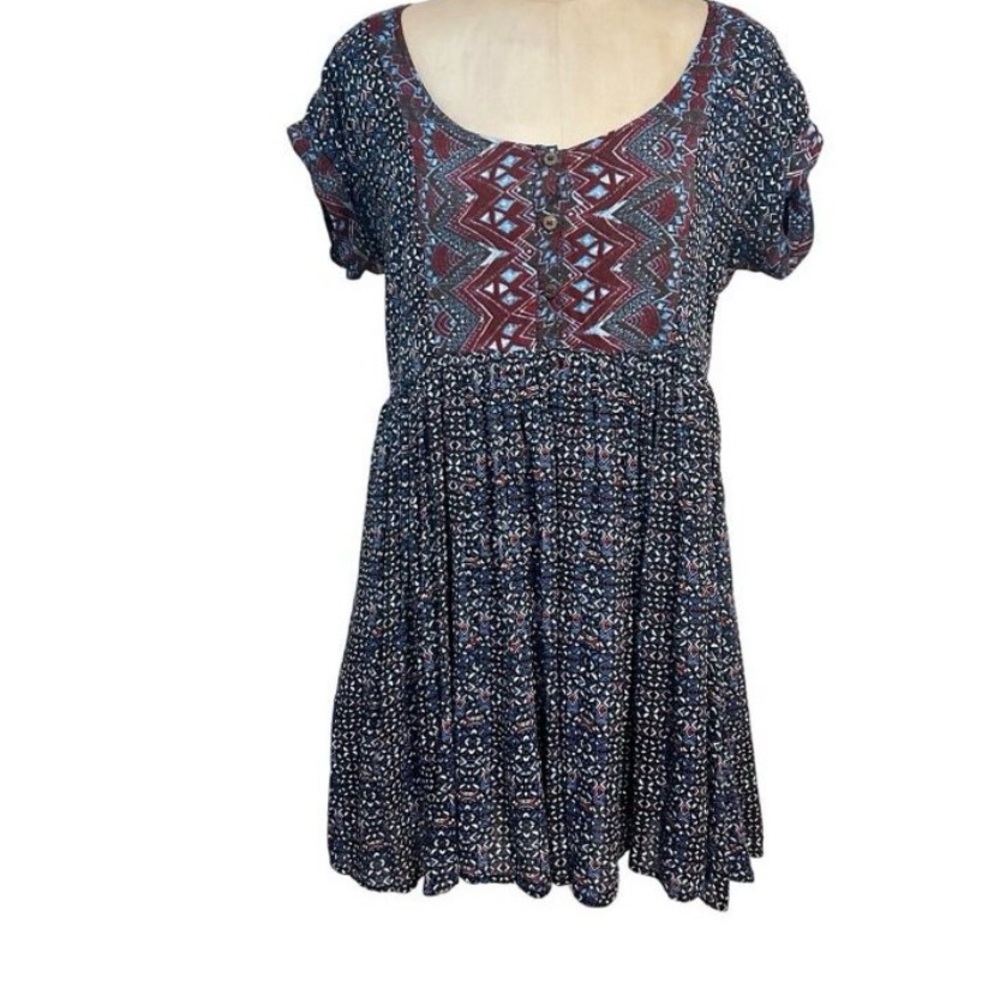 Free People Multicolor Mini Dress